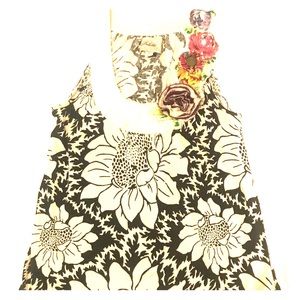Floral Anthropologie Tank Top